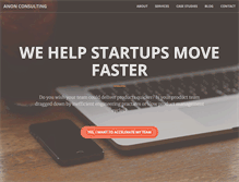Tablet Screenshot of anonconsulting.com